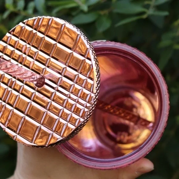 Starbucks 2023 Holiday Metallic Mirror Rose Gold Jeweled Venti Tumbler - Picture 4 of 4